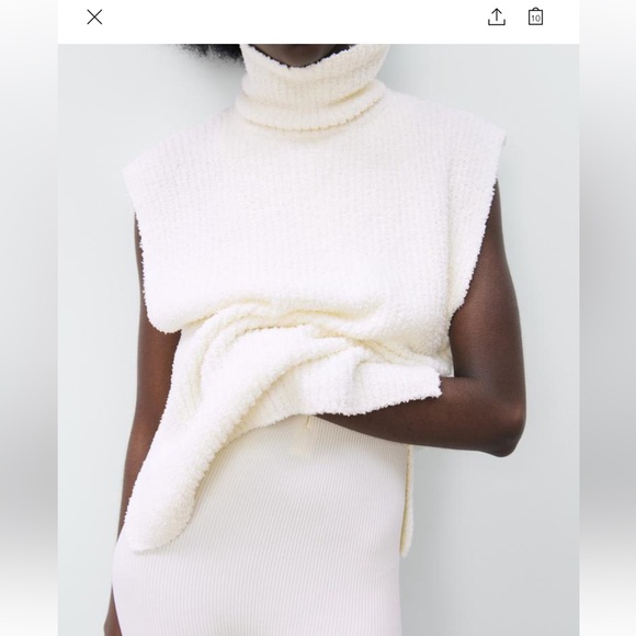 Zara women’s Chenille Top - Picture 7 of 12